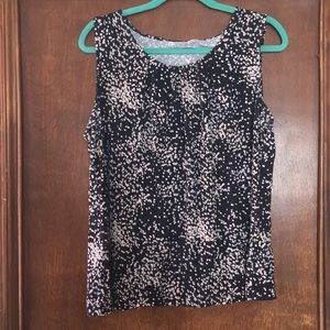 5 for $20🍍Black and white patterned tank 🍍